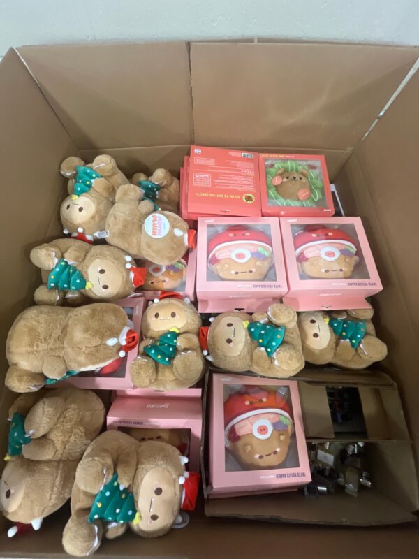 Assorted toys prepared for wholesale distribution