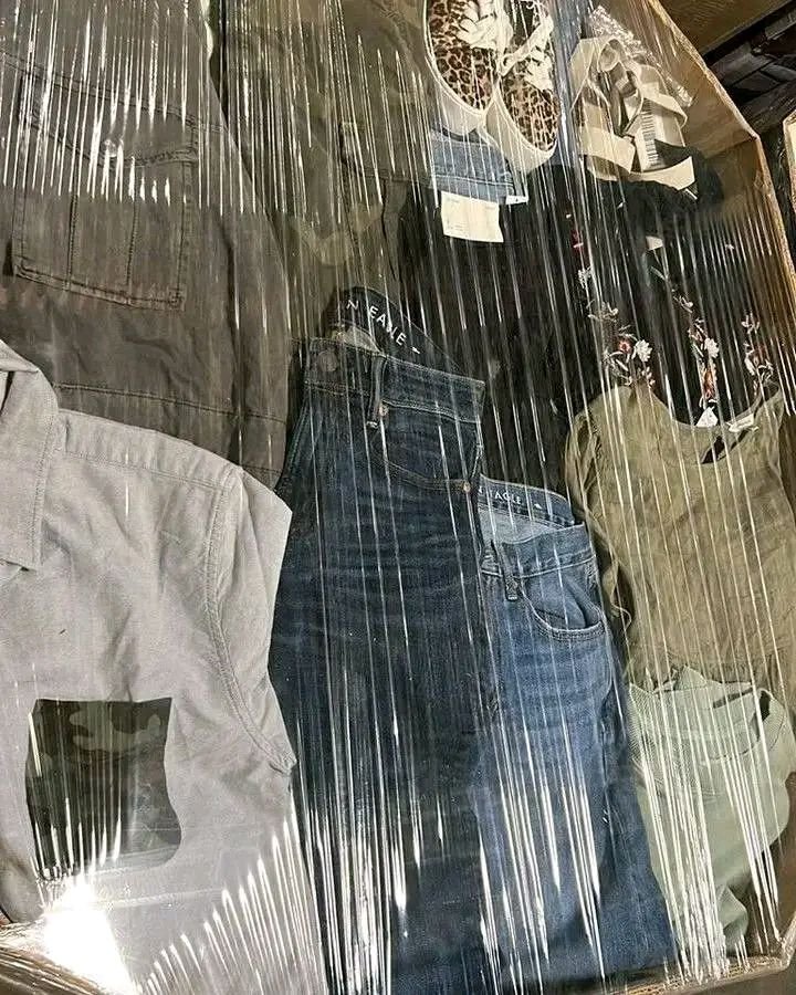 Wholesale liquidation inventory organized in storage