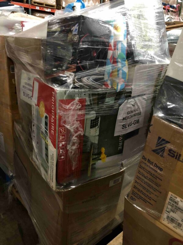 General merchandise pallets.
