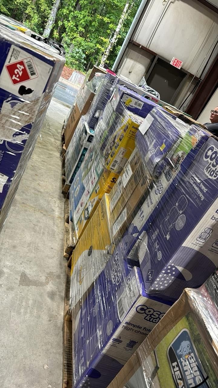 Wholesale sporting goods ready for shipment