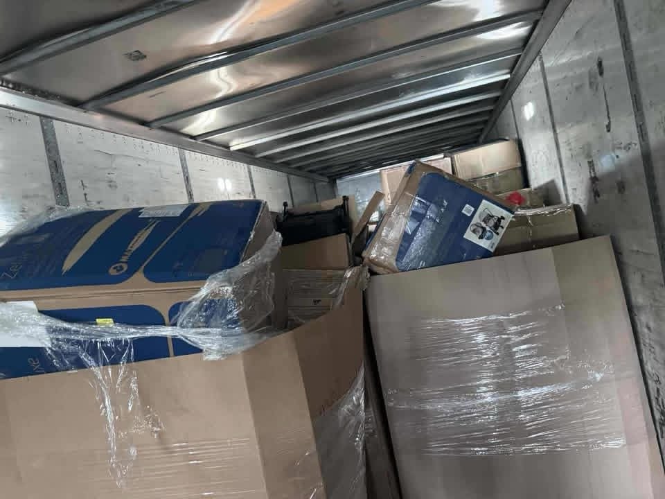 Wholesale order being prepared in a warehouse