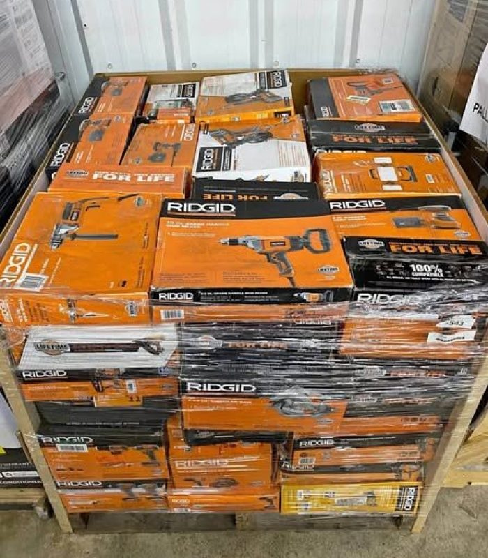 RIDGID Tool Pallet Wholesale (150 Pieces)